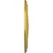 Ekena Millwork Carton Ceiling Medallion (For Canopies up to 2 5/8"), Hand-Painted Rich Gold, 12 5/8"OD x 1"P CM13CARGS - alternate 2
